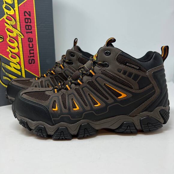 Thorogood Men's Crosstrex Hiking Boots Size 11.5W Composite Safety Toe Outdoors - Picture 6 of 15